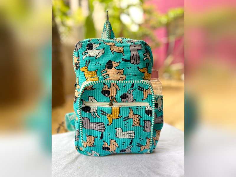 Handcrafted Quilted Bag Pack